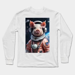 Swine in the Stratosphere Long Sleeve T-Shirt